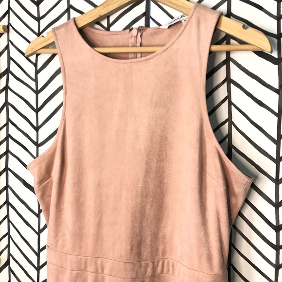 CUPCAKES & CASHMERE Faux Suede Mini  Dress - Picture 3 of 9